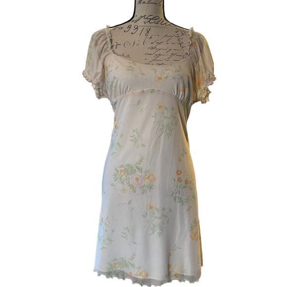 Abound Ivory Multi Aster Floral Dress Size X-Large NEW - Picture 1 of 2